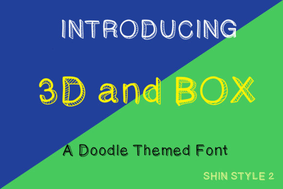 3D and Box Font Review for Bold Branding