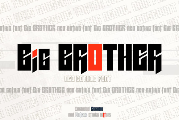 Big Brother Font for Bold Branding Projects
