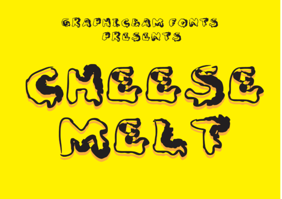 Cheese Melt Display Font Review