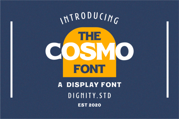 Cosmo Font for Bold Campaign Designs