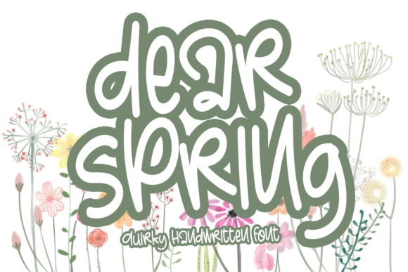 Dear Spring: A Fresh Display Font for Modern Projects