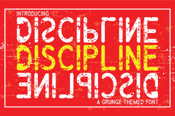 Discipline: A Display Font for Bold Branding