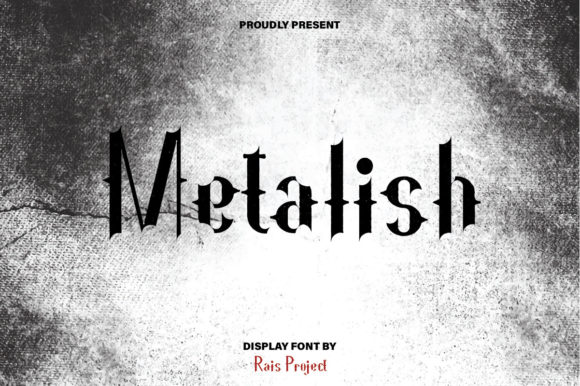 Discover Metalish: A Mystic Display Font for Bold Branding