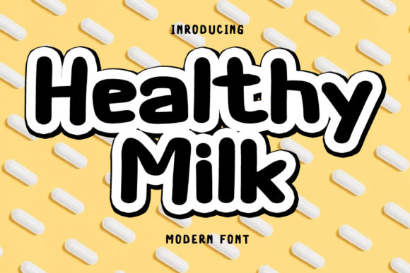 Healthy Milk Font for Web Design