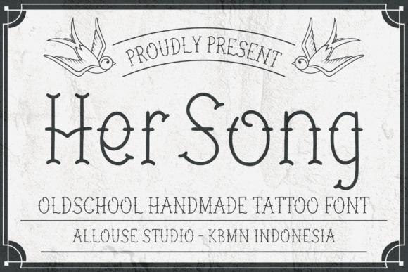 Her Song: A Display Font for Creative Projects