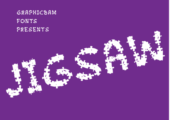 Jigsaw Font Adds Playful Charm to Handmade Creations