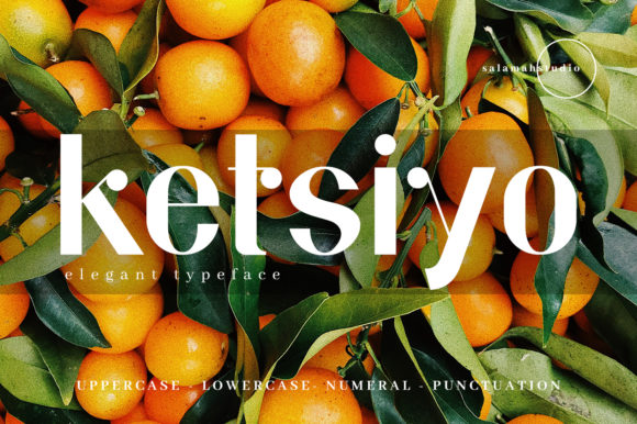 Ketsiyo: A Bold Display Font for Modern Branding