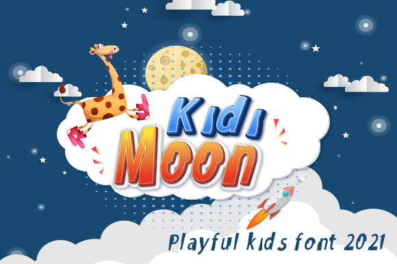 Kidi Moon: A Playful Font for Digital Design