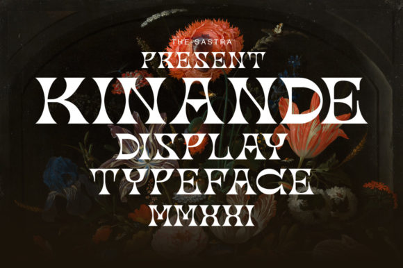 Kinande Display Font for Editorial Design