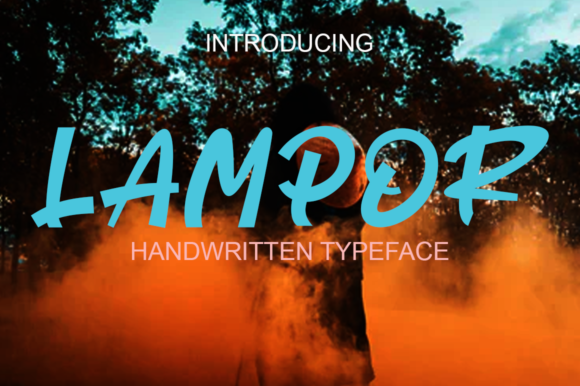 Lampor: A Bold Display Font for Modern Editorial Design