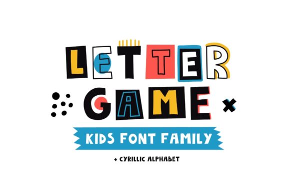 Letter Game Font for Eye-Catching Brand Content