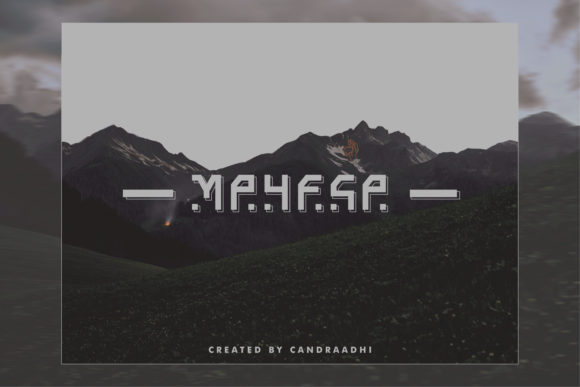 Mahesa Display Font Review
