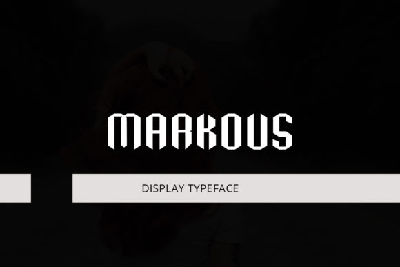 Markous: A Bold Display Font for Editorial Design