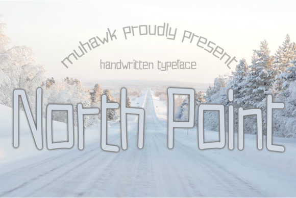 North Point: A Robotic Display Font for Digital Creativity