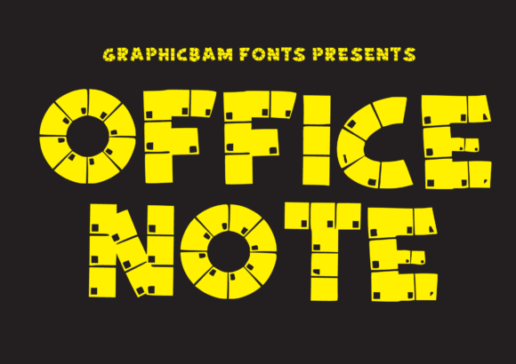 Office Note: A Bold Display Font for Branding Projects