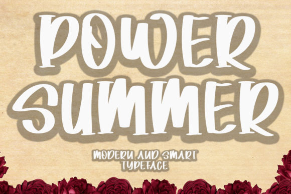 Power Summer: A Bold Display Font for Campaign Creativity