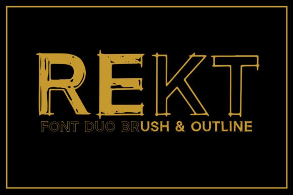 Rekt: A Bold Display Font for Modern Web Design