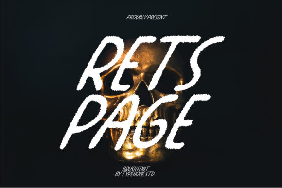 Retspage Font Review: A Brushed Display Typeface for Creative Projects