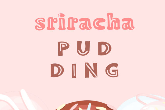 Sriracha Font for Editorial Design