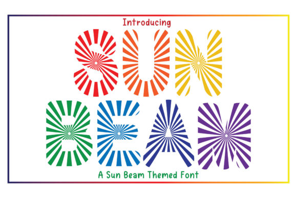 Sun Beam: A Creative Font for Handmade Designs