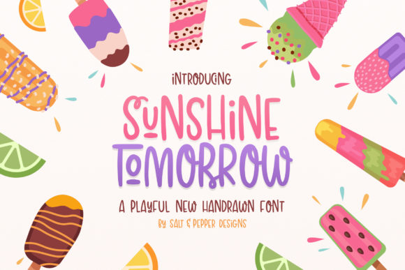 Sunshine Tomorrow: A Playful Display Font for Web Design