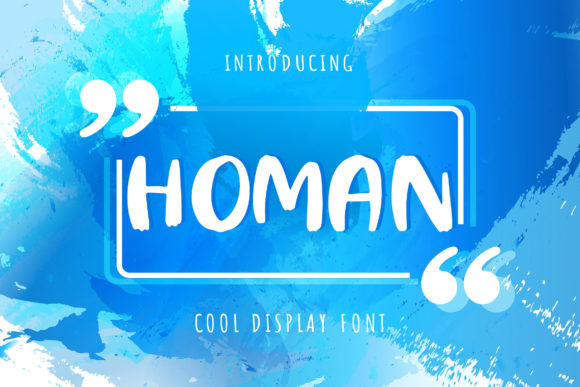 Testing Homan: A Display Font for Modern Web Design