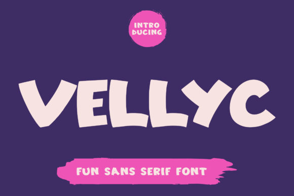 Vellyc: A Playful Display Font for Editorial Design